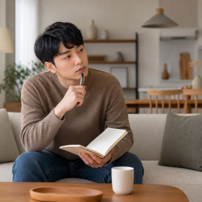 청년도약계좌 가입 판단 요소를 네 갈래로 연결한 개념 도식
